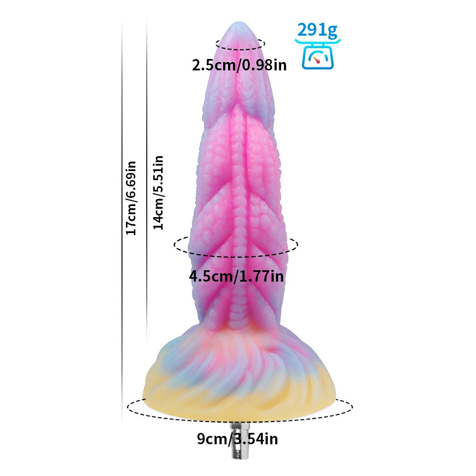 ROUGH BEAST Sex Machine Dildo Attachment Liquid Silicone Soft Anal Plug for Vac-U-Lock Masturbation Machine Women Men Sex Toyso