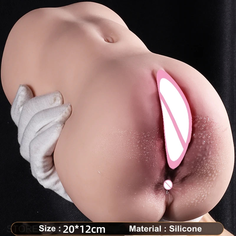 Artificial Vagina Sex Toys for Men Realistic 3D Pocket Pussy Real Vagina Sex Toys Silicone Adult Product Male Masturbators Cup