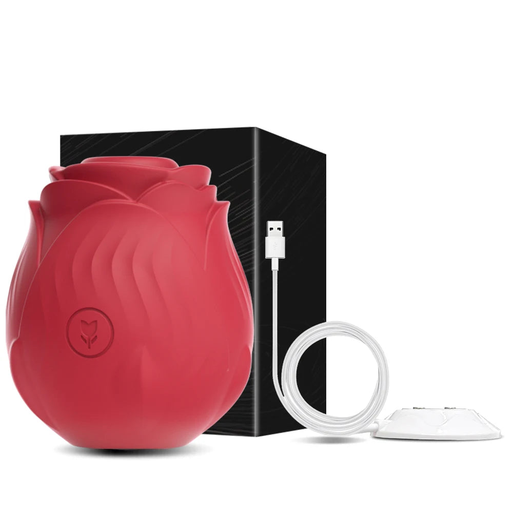 Sucking Vibrator for Women Vacuum Clitoris Stimulator Female Oral Nipple Clit Powerful Sucker Vibrating Adults Sex Rose-Toys