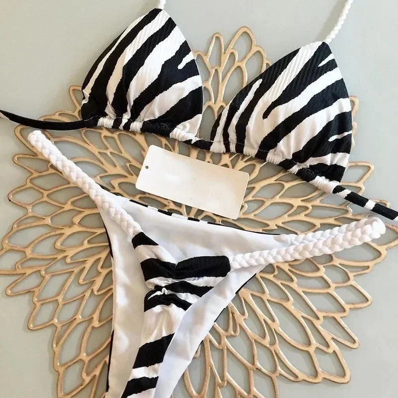Two-pieces Thong Bathing Suit Biquinis