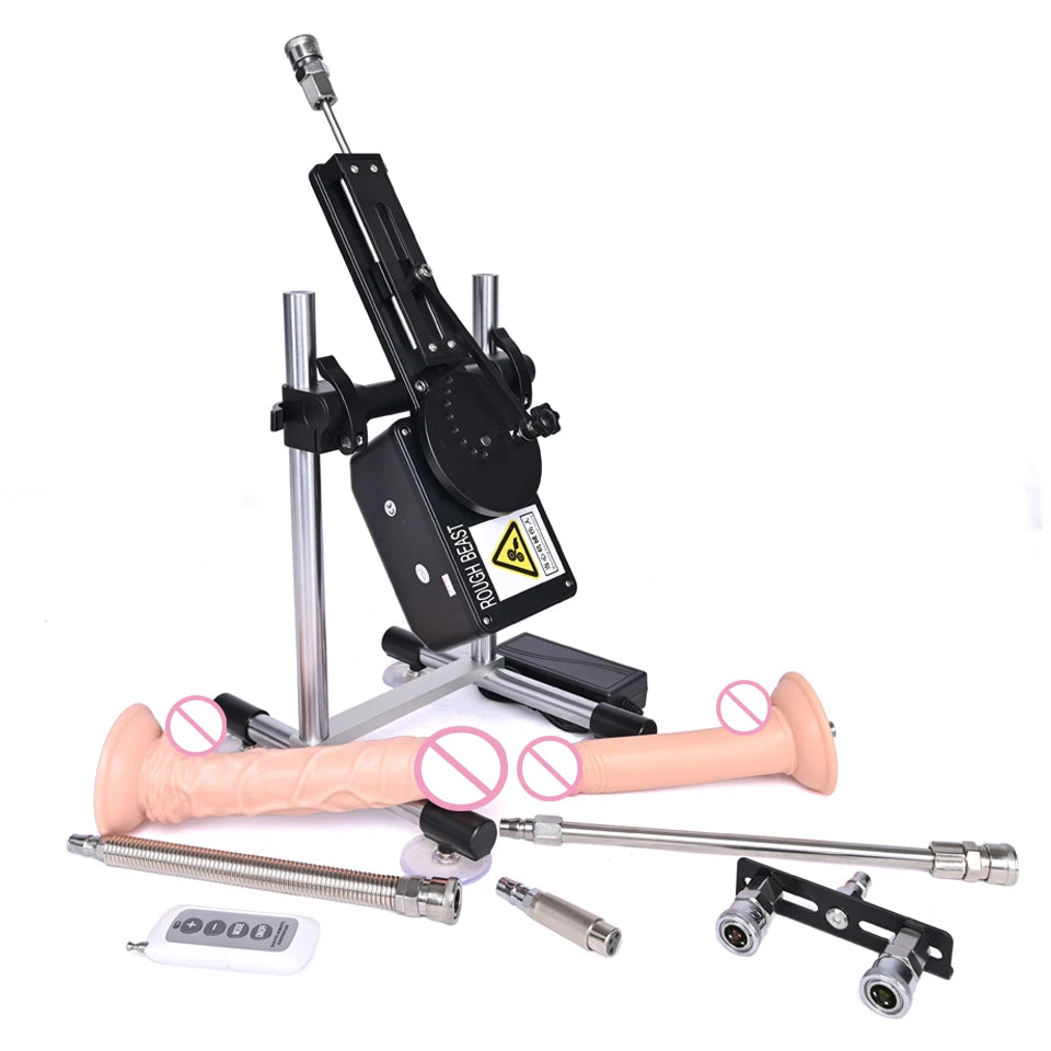 ROUGH BEAST Automatic Sex Machine for Women APP Control 70W Power Man Masturbation Machine with Vac-U-Lock Dildo Attachment Toys