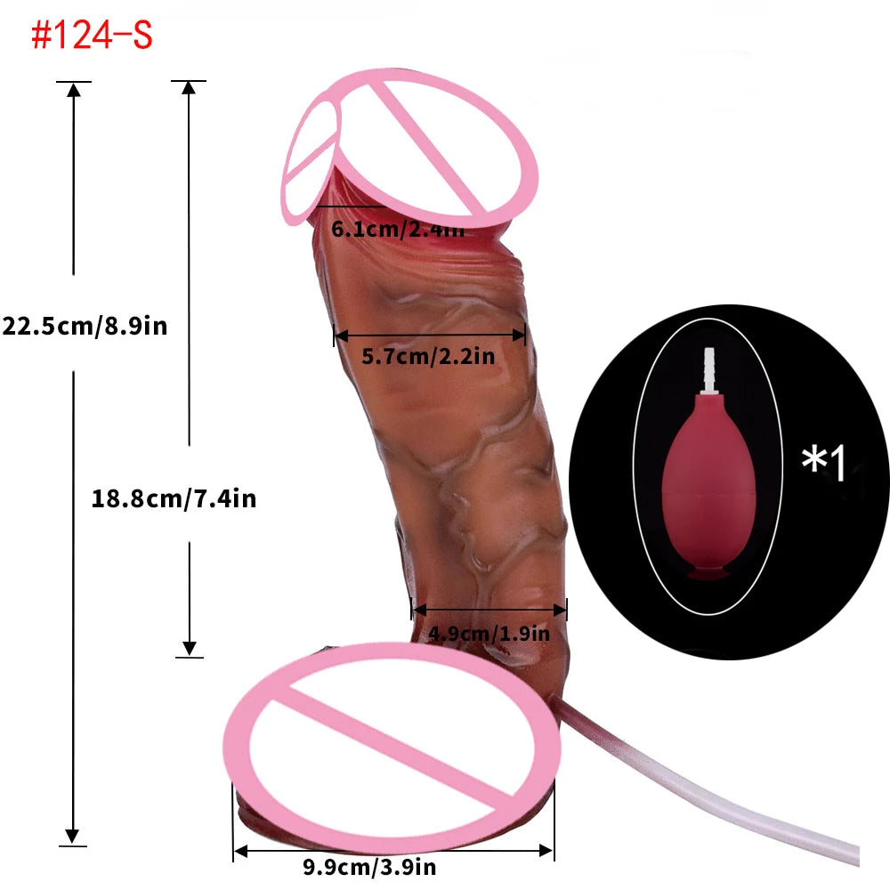 ASHBURN FLOOD RITE – Realistic Squirting Dildo