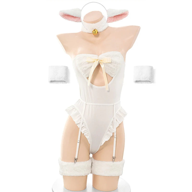 AniLV Animal Series Plush Warm Clothes Fox Tiger Wolf Chinese Panda Rabbit Cat Uniform Outfit Cosplay  Costume