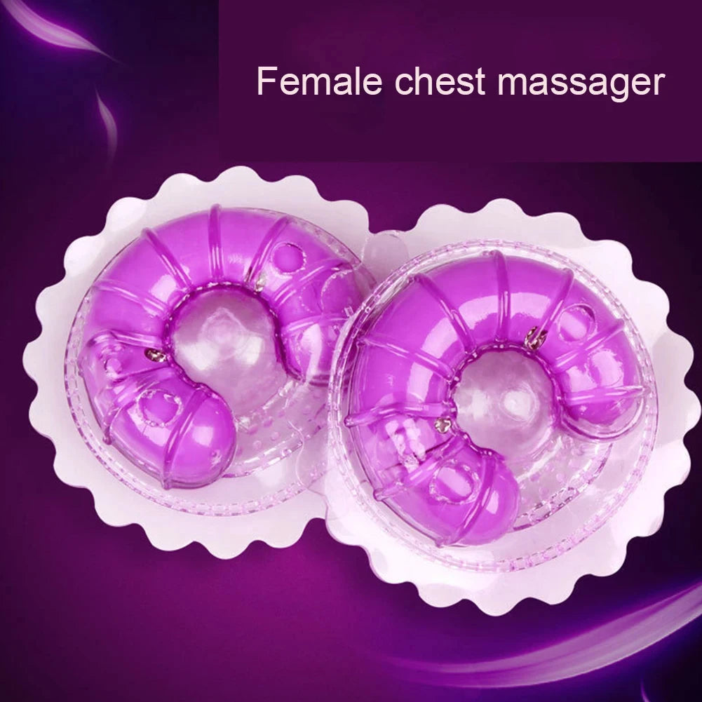 Female Nipple Clamp Vibrator BDSM Sex Toys Breast Massage Vibration Powerful Stimulator Breast Masturbator Sexy Adult Products