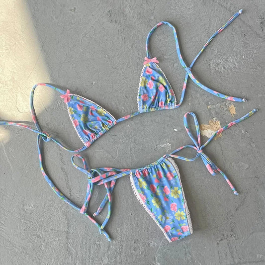 Brazilian Bikini Set Thong