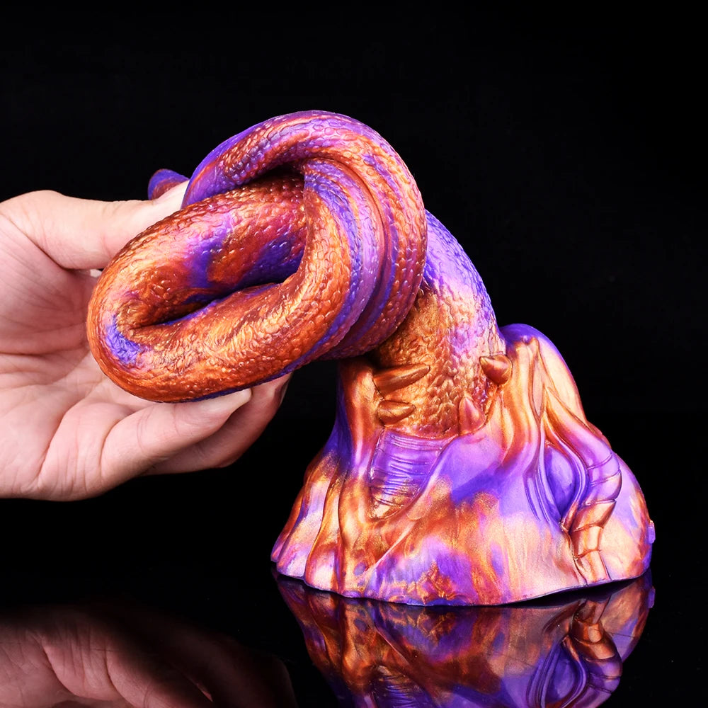 ASHBURN Realistic XL dragon Tongue relic with Suction Cup Soft