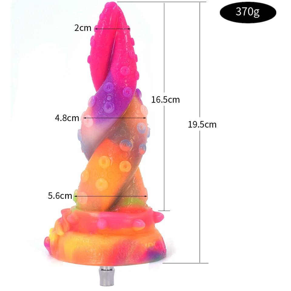 ASHBURN ROUGH BEAST Luminous Dildos for Vac-u-lock Sex Machine Dildo Glow In The Dark Night Color Fluorescent Dildos for Women Anal Toy