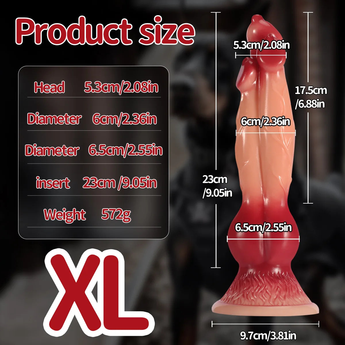 Alien Realistic Huge s-xl triple beast