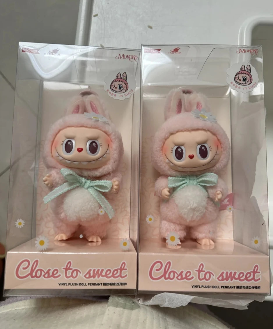 High Quality LBB Plush Toys Skullpanda Mokoko Zimomo Halloween LBB Keychain Doll Christmas Gift Keyring Toy Replica Gift