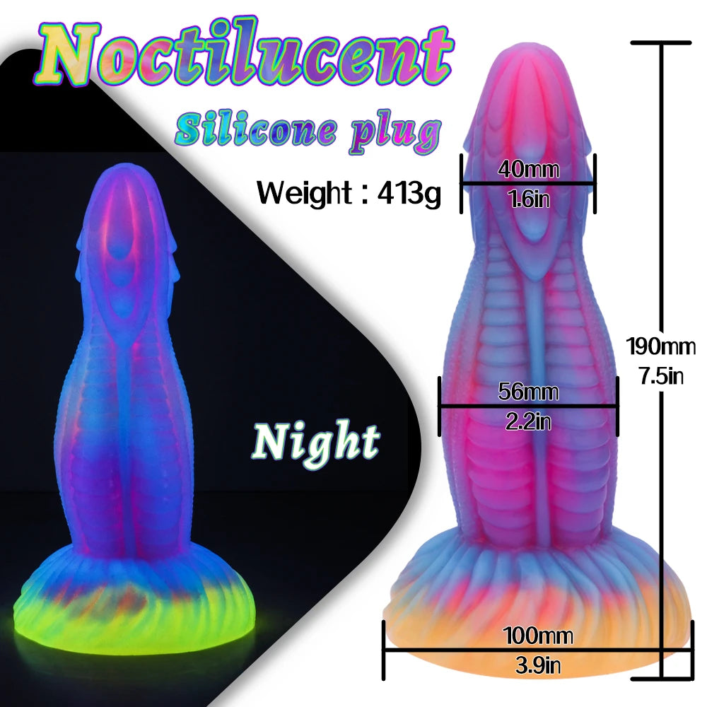 ASHBURN 6.9 Threaded Monster Dildo