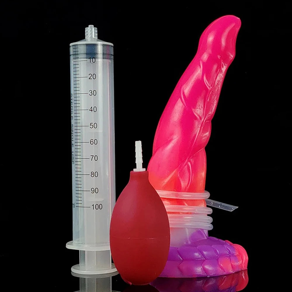 ASHBURN Luminous Squirting Dildo Fantasy Glowing Tentacle Monster