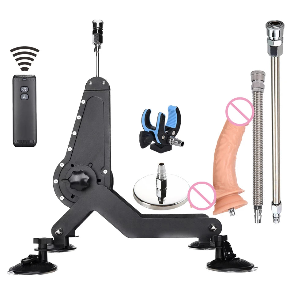 ROUGH BEAST Sex Machine for Women and Men with Dildo Accessories 72W Power Masturbation Machine Telescopic Sex Toys