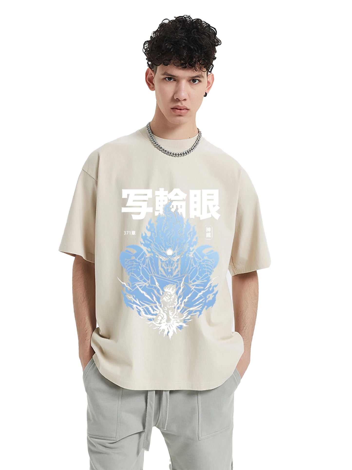 Men's Anime Tshirts 100% Cotton Gothic Harajuku Tshirt for Men Women Summer Casual Tops High Quality Tees Fashion Streetwear