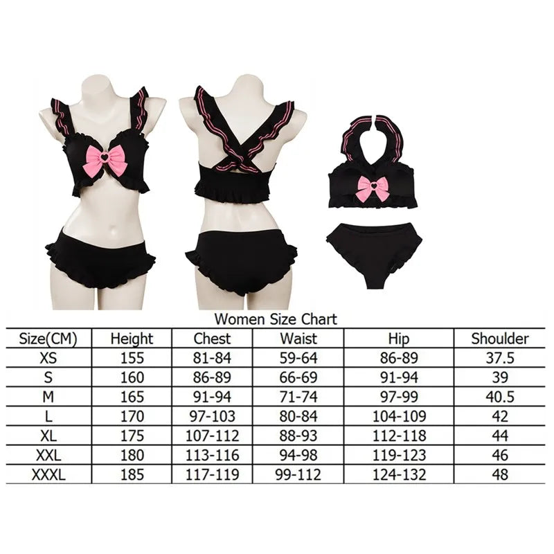 Sailor Anime Tsukino Cosplay Swimsuit Usagi Costume Adult Women Kawaii Jumpsuit Swimwear Outfits Halloween Carnival Party Suit