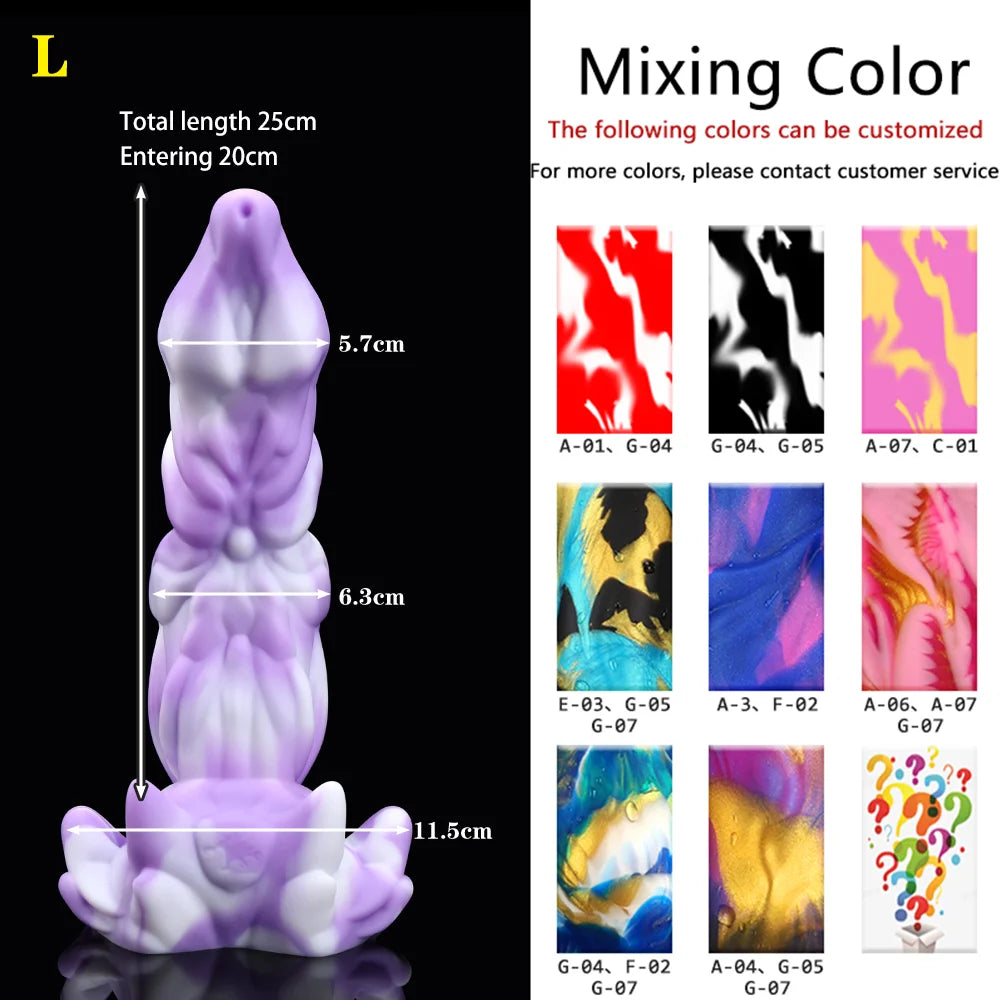 Nothosaur Yvon Dildos Huge Penis Sexy toy Anal Dildos for Women Man Silicone Soft Anal Prostate