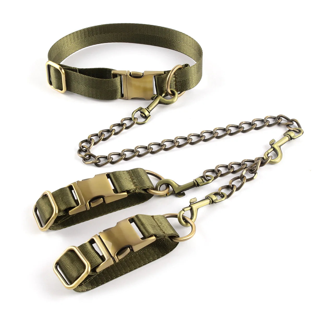 New Neck to Wrist Restraints Kit Sexy Women BDSM Fetish Back Handcuffs Collar Adjustable Bondage Set Couple SM Sex Games Tool