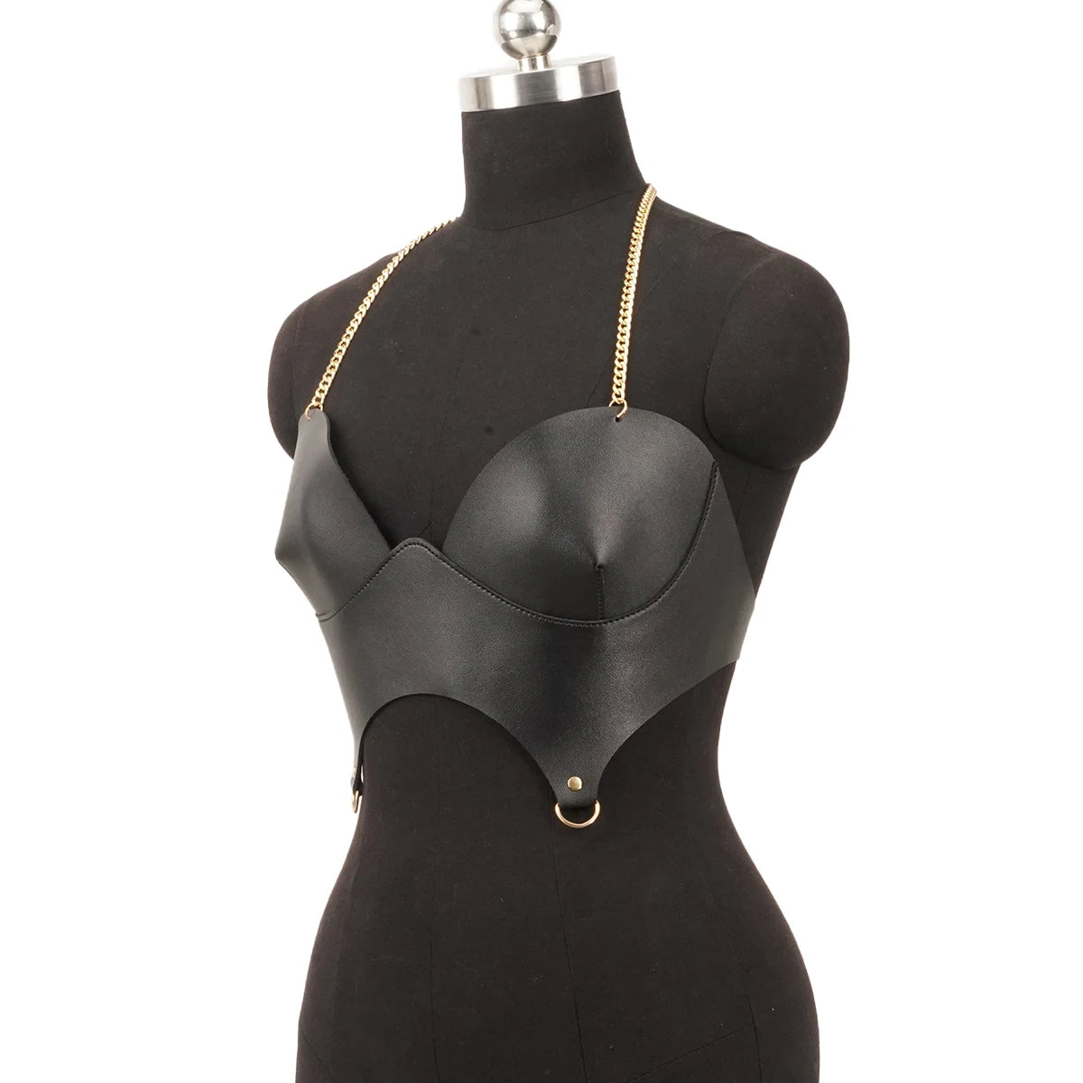 Punk Pu Leather Corset Top Black Corset Fashion Corset Women Bustier Top Corset Top Corset Top Gothic Clothing Accessorie