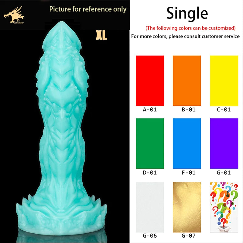 Nothosaur OPALEYE II Barbs Dildo Glowing Realistic Big Penis Huge Butt Plug Anal Sex Toy for Women