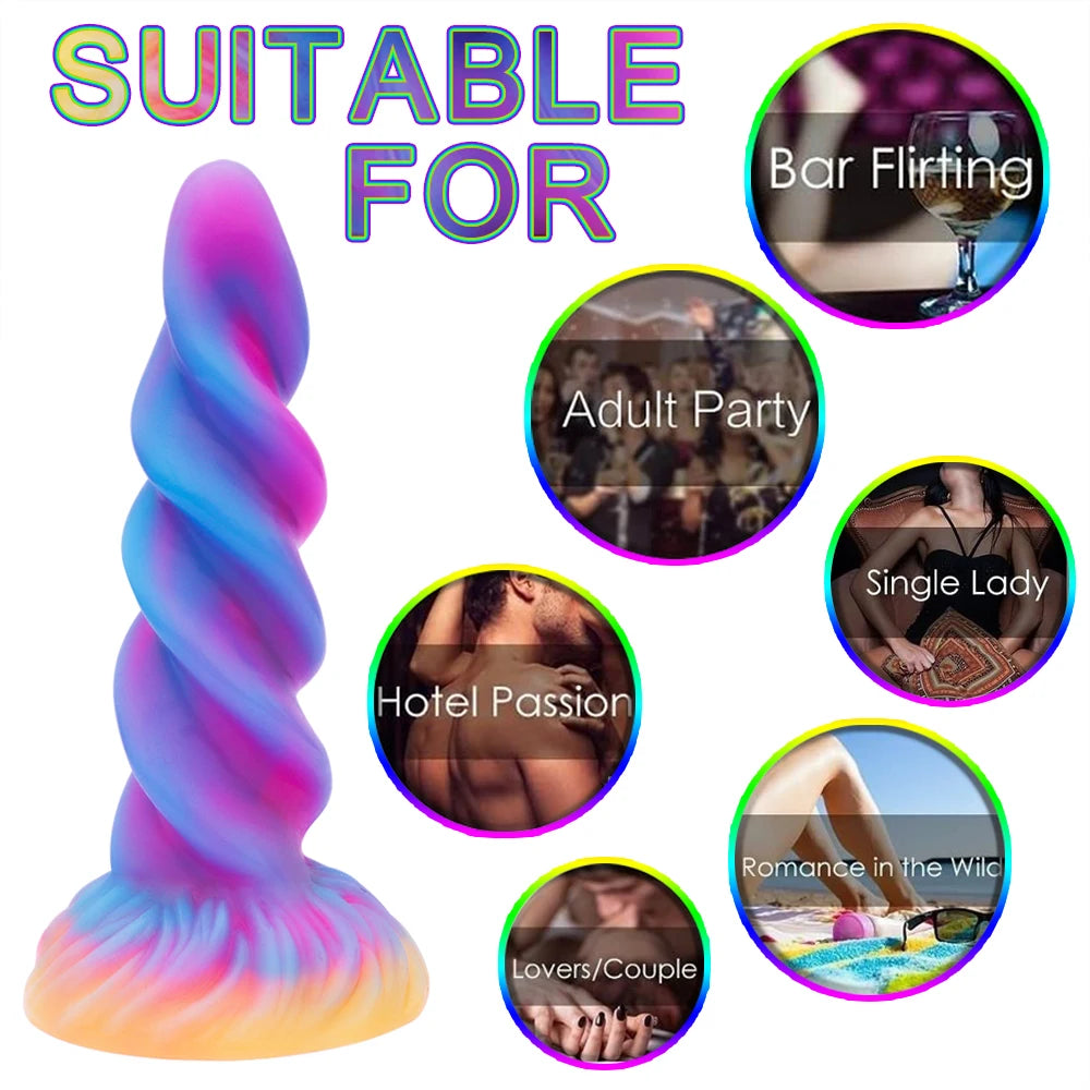 ASHBURN 6.9 Threaded Monster Dildo