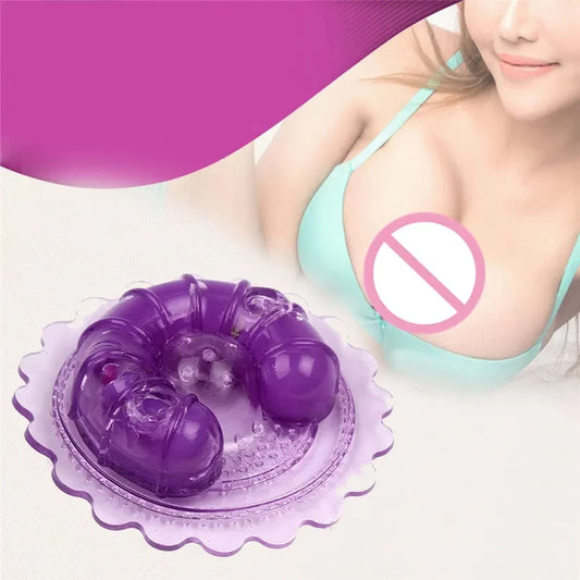 Female Nipple Clamp Vibrator BDSM Sex Toys Breast Massage Vibration Powerful Stimulator Breast Masturbator Sexy Adult Products