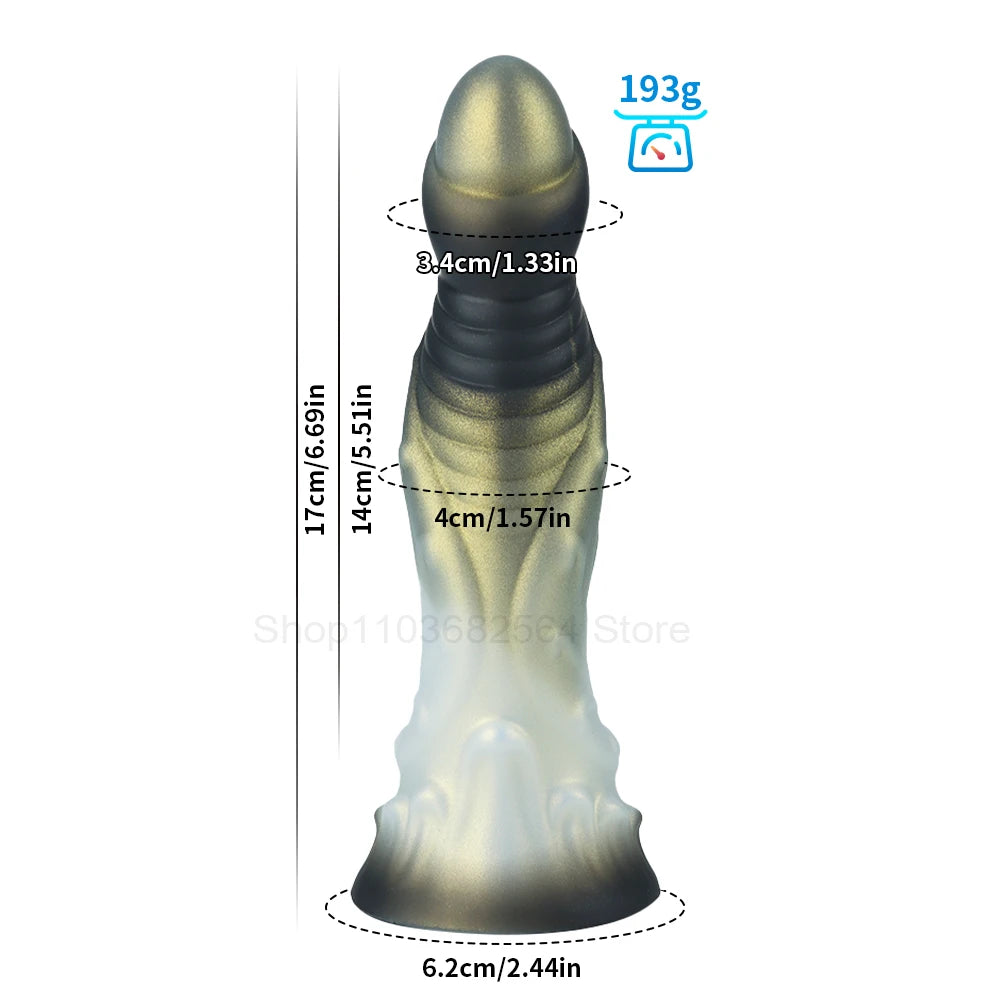 Monster Anal Plug Dildo With Suction Cup Silicone Alien Anal Plug Huge Anal Dildos for Men Women Big Butt Plug Anal Sex Toys 18+