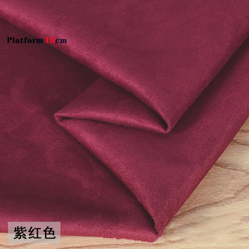 Women Pole Dance Shoes Training Protective Cover Overshoes Platform 10CM Sandals Protectors Suede Wear-Resist Boots Shoes Cover