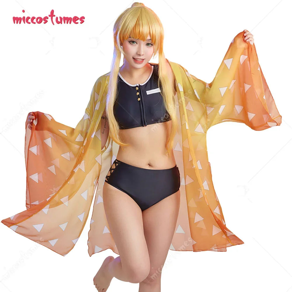 Haikyuu Cosplay Cover up  Anime Swimsuit Style Bathing Suit Swimwear