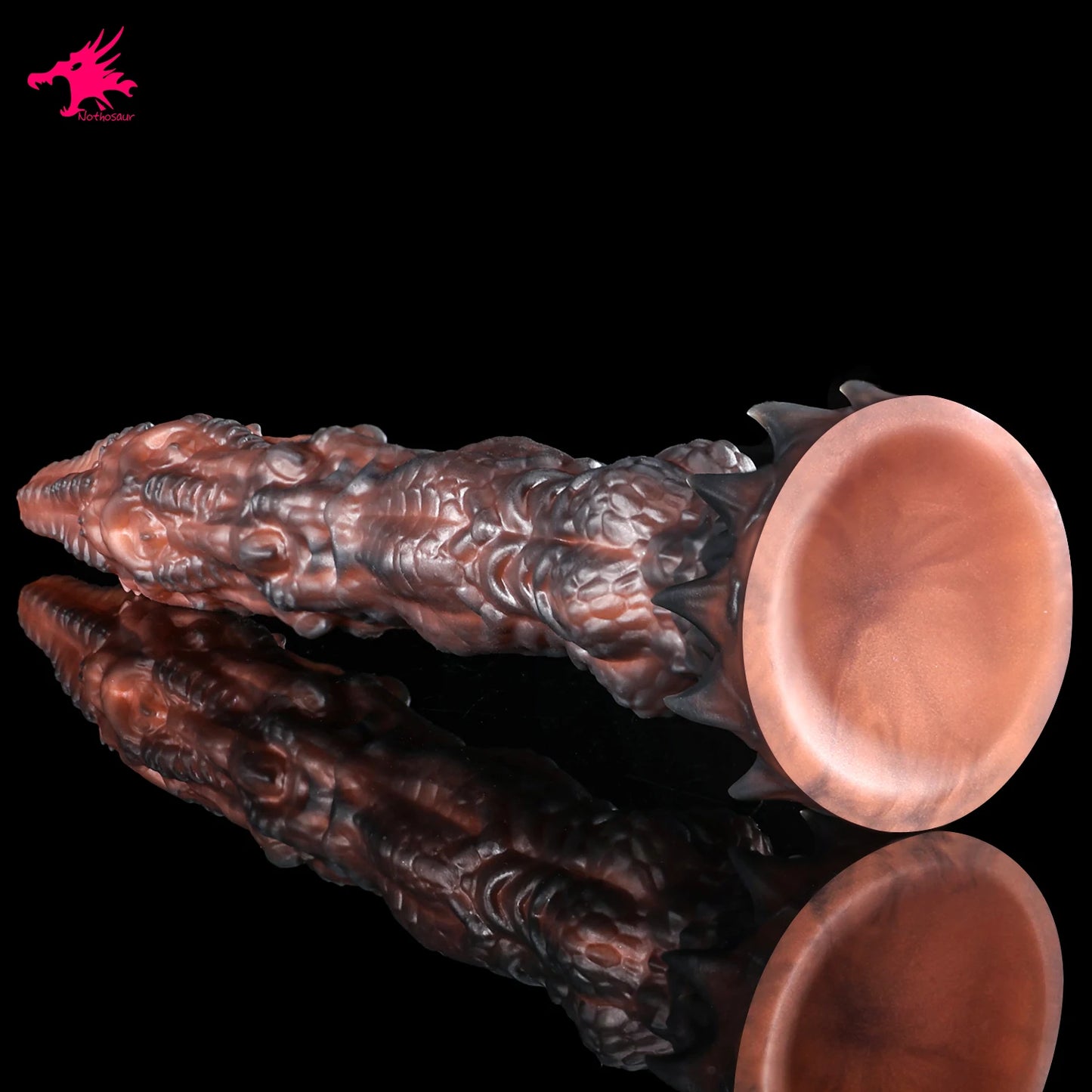 Nothosaur Meo's Ridge Super Long Dragon Shaped Dildo Fantasy Barbed Vibrating Adult Sex Toy for Orgasmic Masturbation