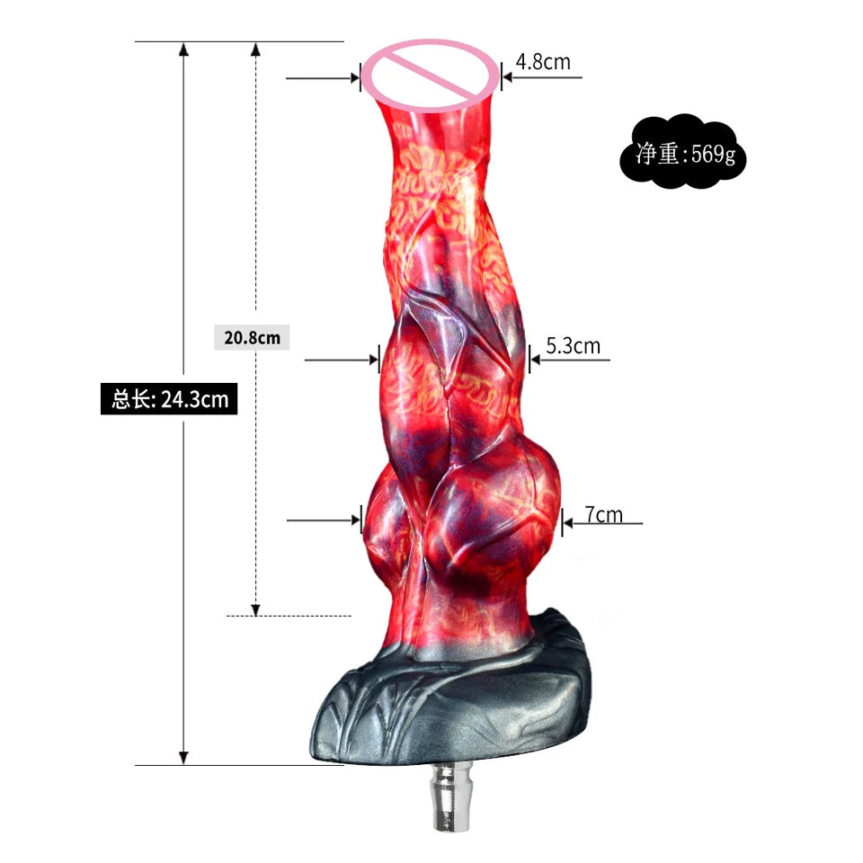 ASHBURN ALIEN AND BEAST RELICS Vac-U-Lock Sex Machine ATTACHMENTS
