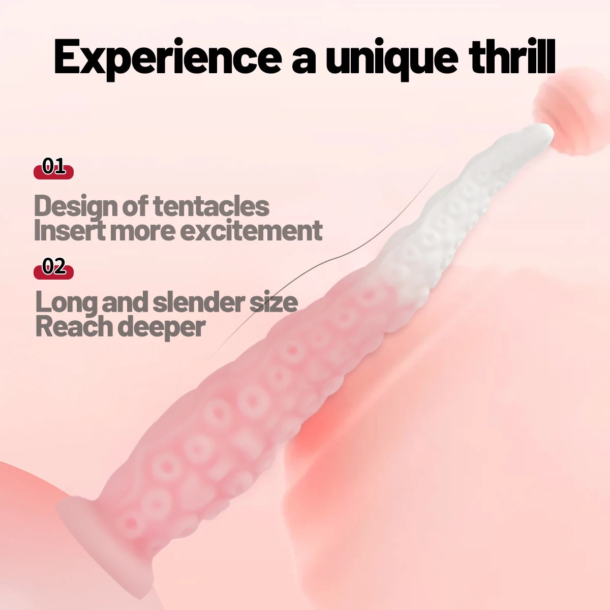 Alien Octopus Tentacle Anal Plug G-spot Clit Stimulation Prostate Orgasm Adult Sex Toy Unique Pleasure Available in Four Sizes