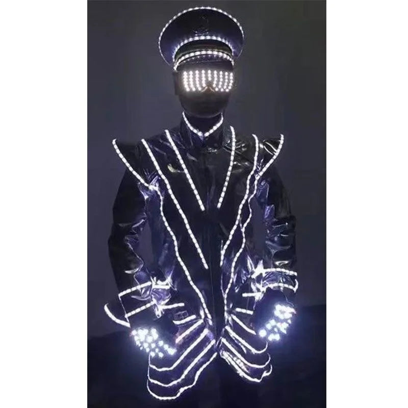 GOGO seven color cloak Bar LED luminescent clothing, wine clothing, night club venue KTV props