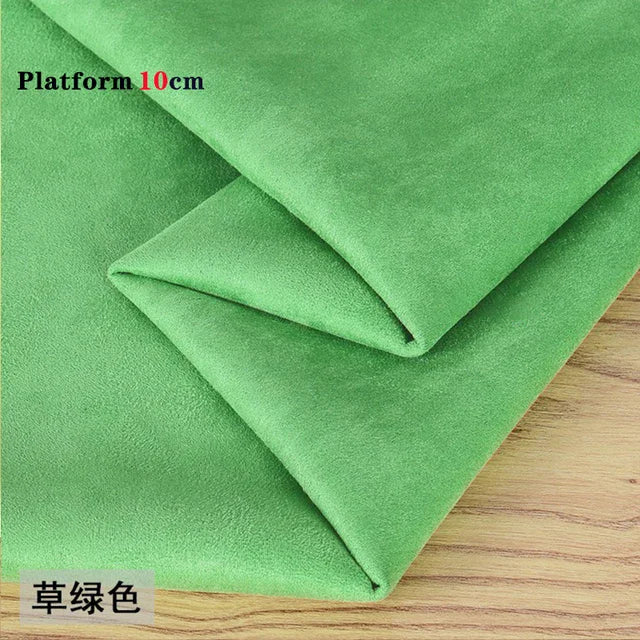 Women Pole Dance Shoes Training Protective Cover Overshoes Platform 10CM Sandals Protectors Suede Wear-Resist Boots Shoes Cover