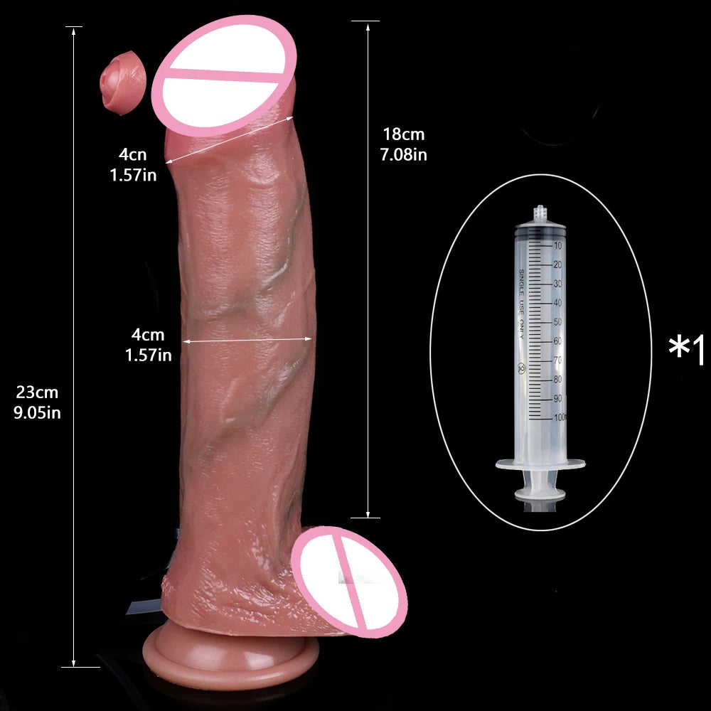 ASHBURN BLOODLINE RITE – Suction Squirting Dildo with Foreskin Detail