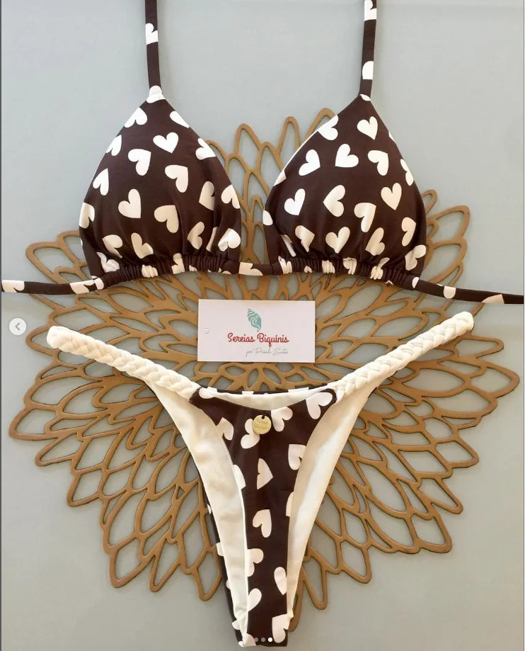 Two-pieces Thong Bathing Suit Biquinis