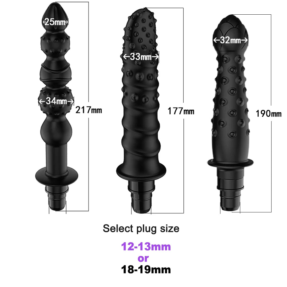 Massage Gun Heads vibration dildo penis adult sex toys silicone head VIBRAT for Fascia gun percussion Vibrators for Female Man