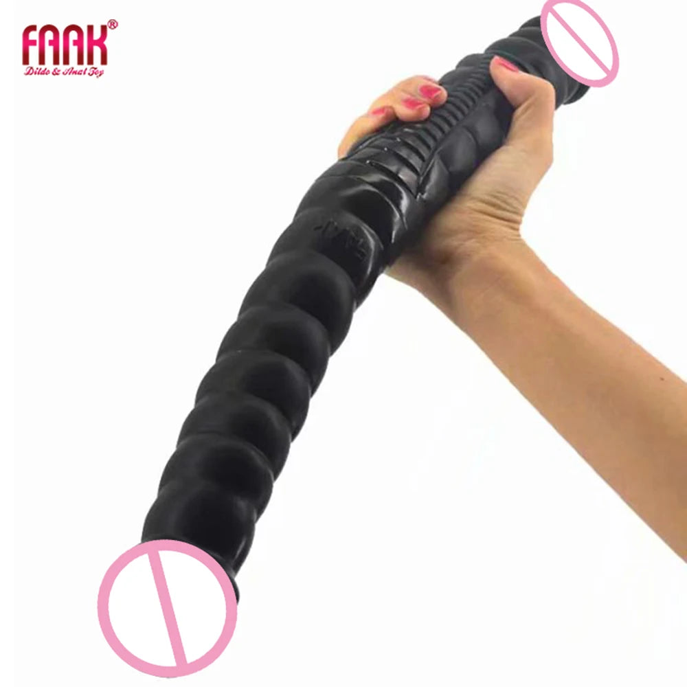 VOID THREAD – 16.5” Spiral Double Dildo