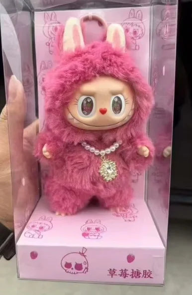High Quality LBB Plush Toys Skullpanda Mokoko Zimomo Halloween LBB Keychain Doll Christmas Gift Keyring Toy Replica Gift