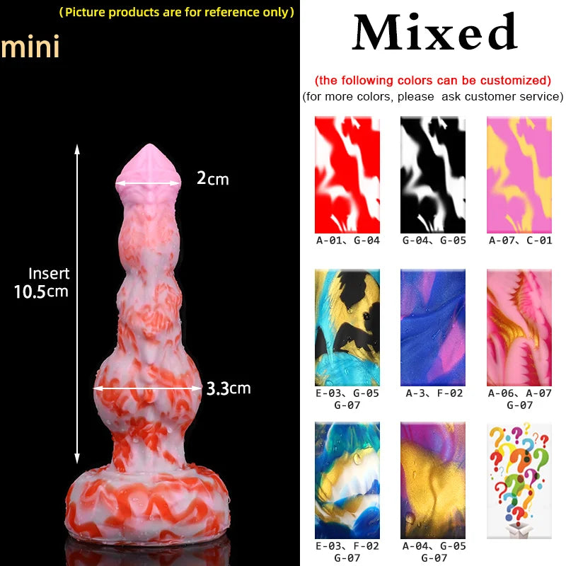 Nothosaur MATHAYUS Dildo Big Knot Dog Dildos Masager G-Spot Stimualtor Realistic Penis with Sucker Doggy Style Masturbating