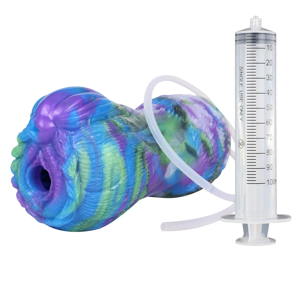 ASHBURN Silicone variety Fantasy MONSTER Realistic Ejaculation Pussy Male Masturbator Squirting Liquid Silicone Sex Toy For Men