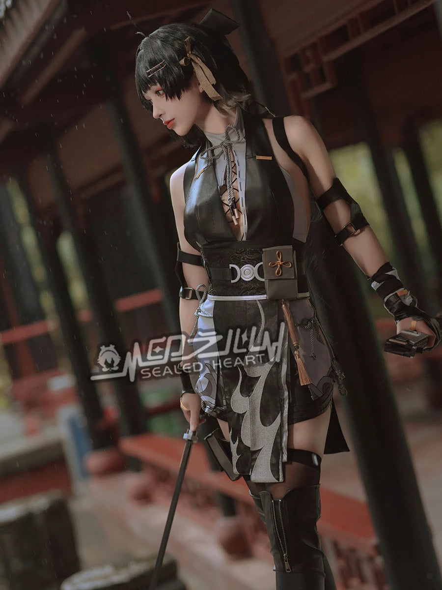 COS-HoHo Wuthering Waves Heroine Rover Game Suit Sexy Lovely Uniform Cosplay Costume Halloween Party Role Play Outfit Women