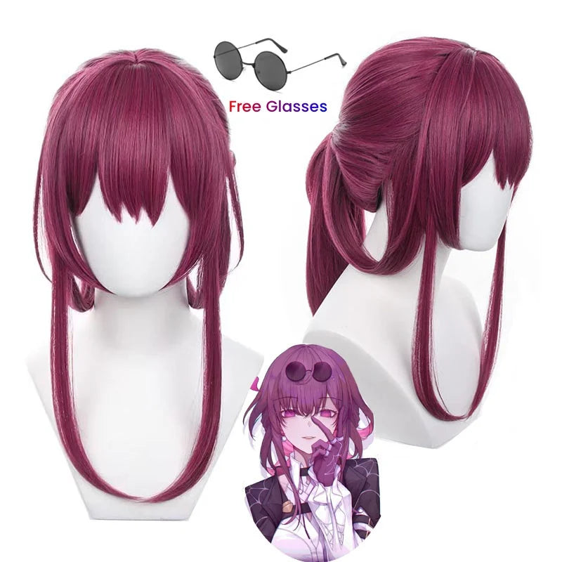 Honkai Star Rail Cosplay Costume Honkai Kafka Cosplay Costume Helloween Party Suit with Wig Kafka Outfit Uniform