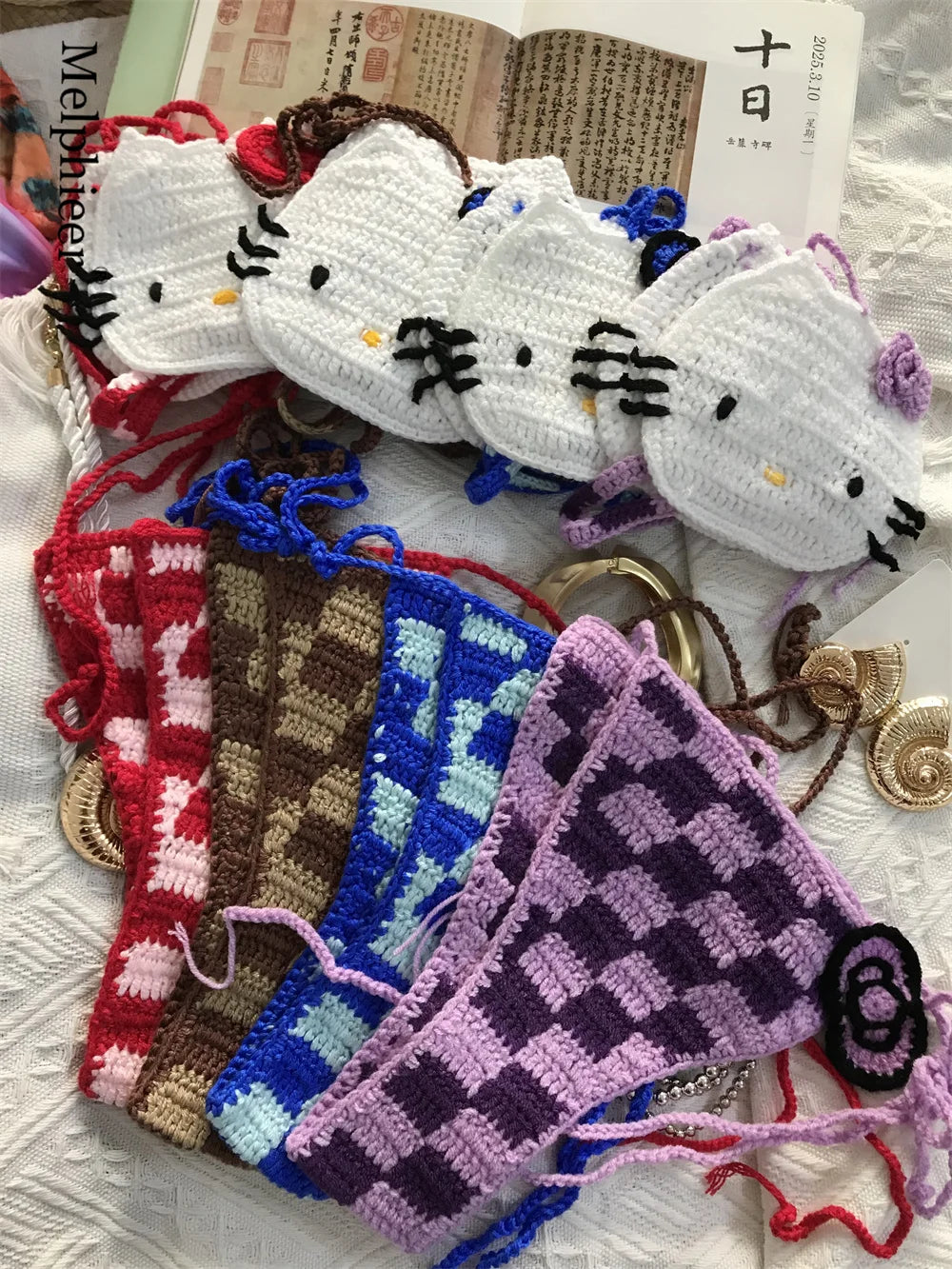 Ashburn Cute Crochet yarn Bikini Set 2 Pieces color variety