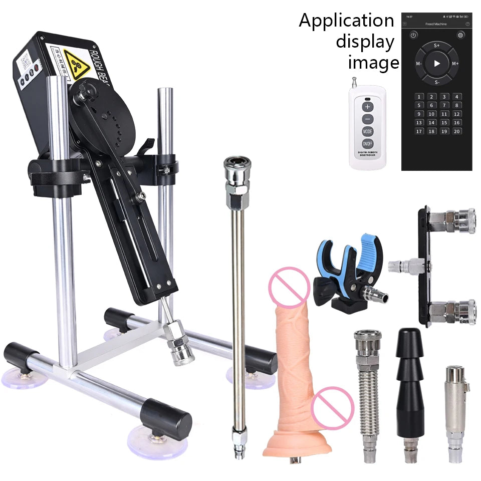 ROUGH BEAST Automatic Sex Machine for Women APP Control 70W Power Man Masturbation Machine with Vac-U-Lock Dildo Attachment Toys
