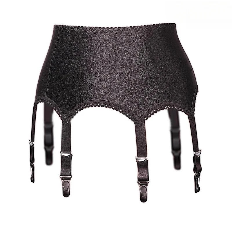 Gothic Metal Clip Garter Belt For Women Stockings Erotic Lingerie Oil Shiny Wedding Costumes Pole Dance Sexy Underwear 5 Styles