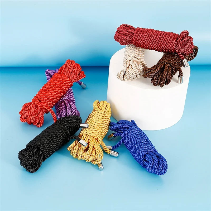 ASHBURNS Exotic Shibari Accessories of Handcuffs Bondage Soft Rope for Men Women Fetish Slave Role Play Binder Restraint Touch Tie Up Fun