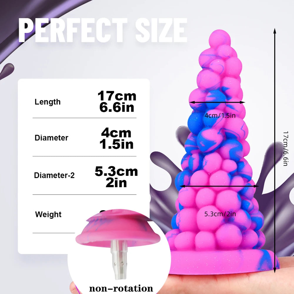 ASHBURN Silicone for Vac-u-Lock Machine VARIETY OF MONSTER SILICONE ATTACHMENTS