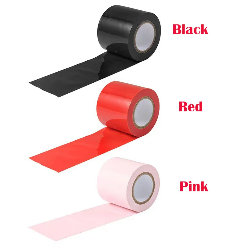 Electrostatic Adsorption Tape Sex Handcuff Feet Restraint BDSM Couple Adult Play 18+ Skin Friendly Body Harness Tied Sex Toy