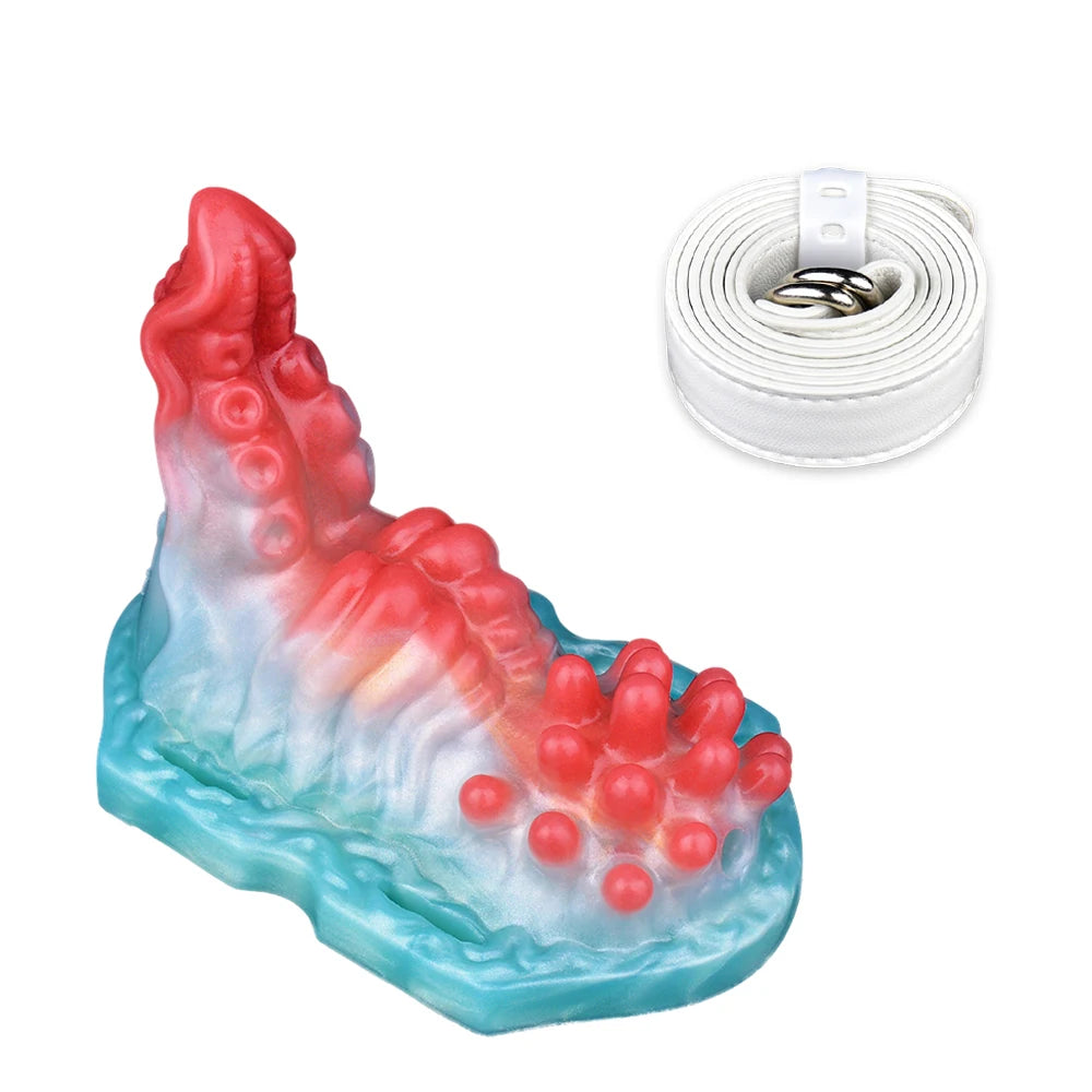ASHBURN Wireless Control Silicone Octopus/Granule Sex Grinder Strapon Grinding Hump Friction Vibration Massage Female Masturbation