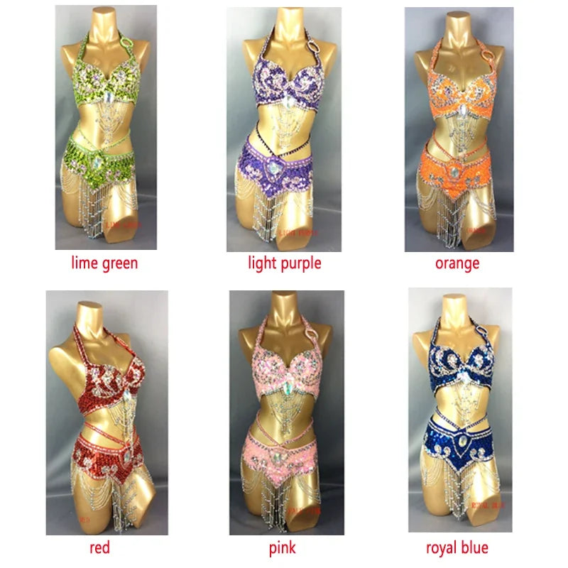 Crystal Beads Tassel Fringe Sequin set