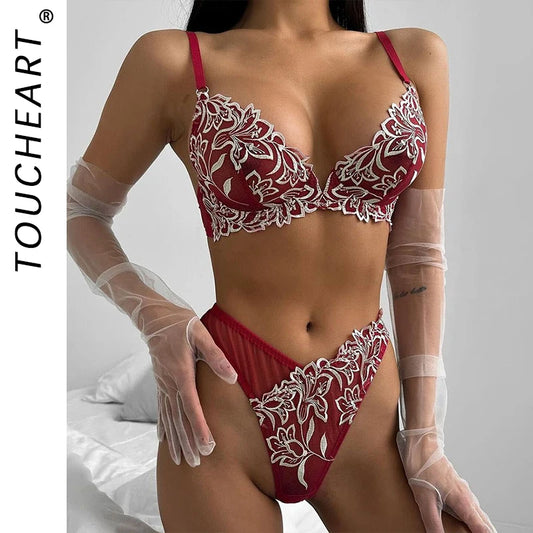 Sexiest Bra and Panties Sets Women's Sexy Set Womens Lingerie Ladies New Women's Underwear for Lady on Offer Lingerieset Dames